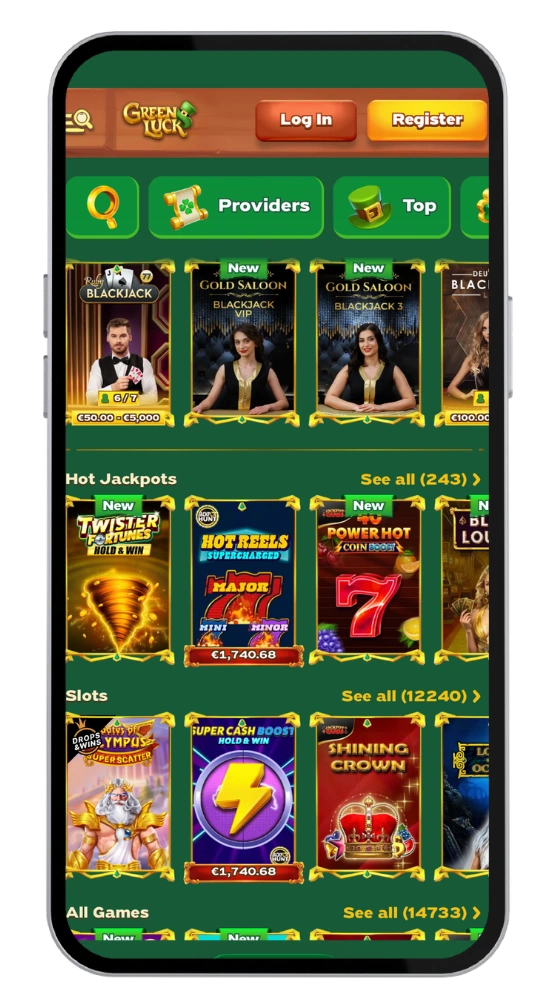 GreenLuck sivusto